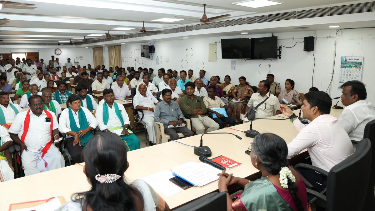 Declare Theni district as ‘drought-hit’, farmers plead at grievance meet