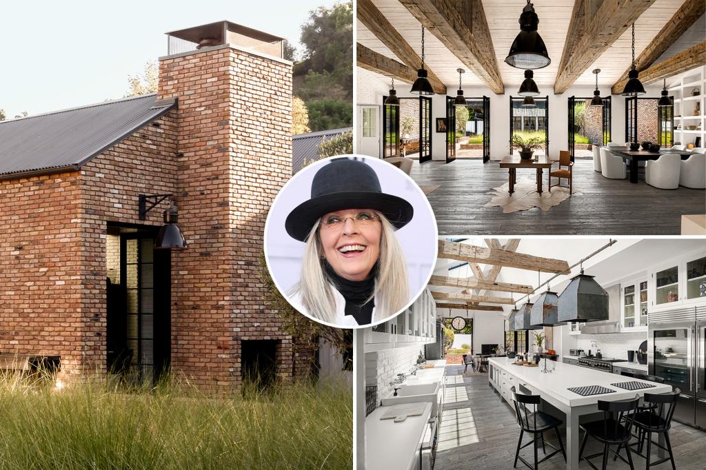 Diane Keaton’s lovingly designed ‘Pinterest House’ in LA sells for a massive discount