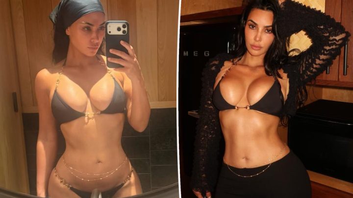 Kim Kardashian’s barely-there Gucci horsebit bikini will set you back $1,300