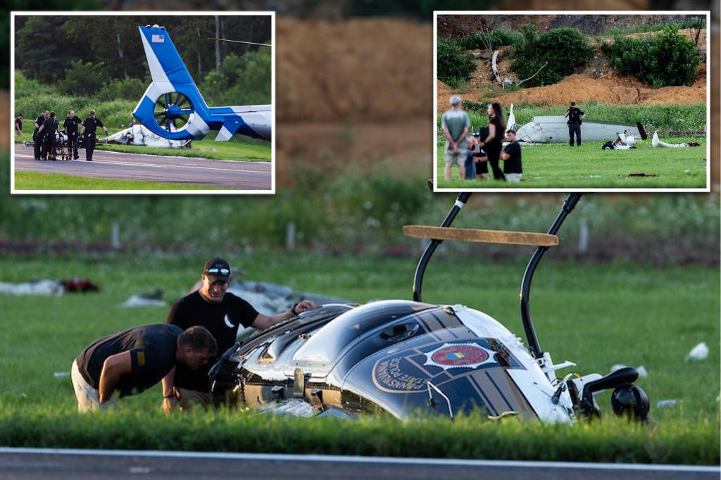 Pennsylvania State Police helicopter, small plane collide midair near Carlisle Airport