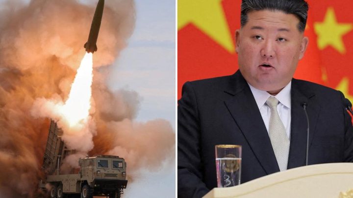 North Korea fires about 10 short-range ballistic missiles toward sea, South Korea says