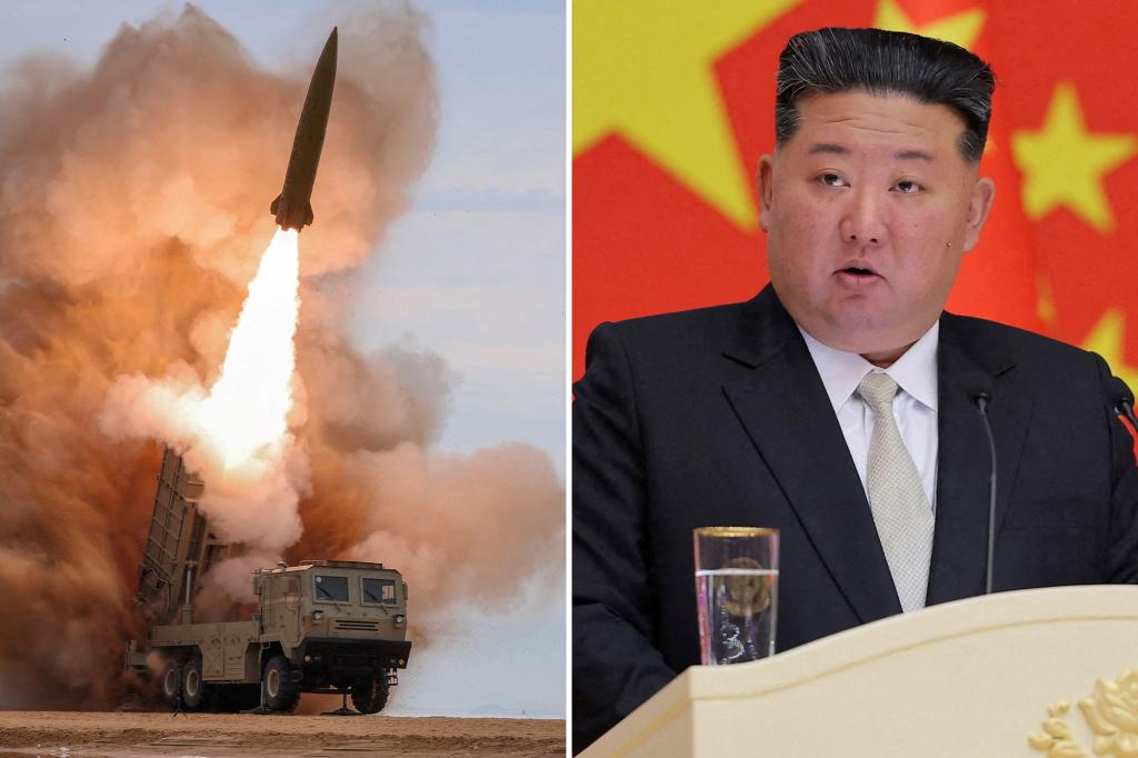 North Korea fires about 10 short-range ballistic missiles toward sea, South Korea says