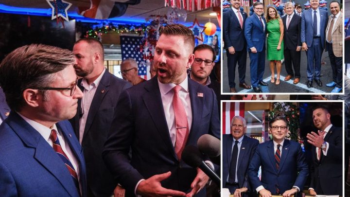 Speaker Johnson slams Suozzi as ‘Marxist’ as he stumps for GOP congressional hopeful LiPetri on Long Island