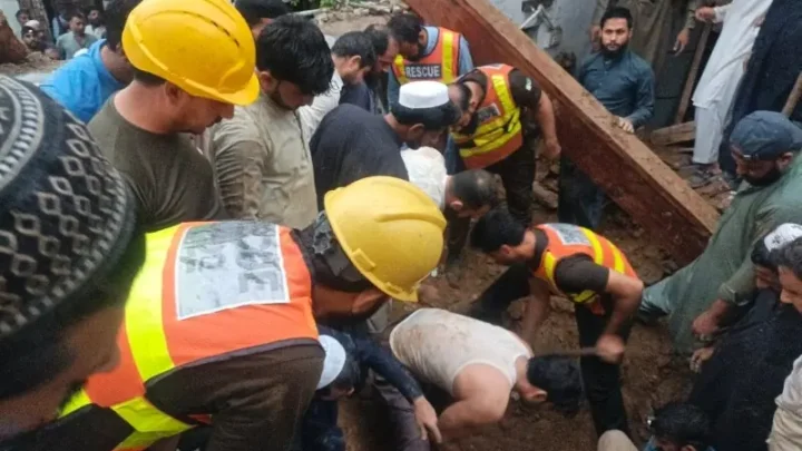 2 killed in roof collapse amid torrential rainfall in KP's Swabi