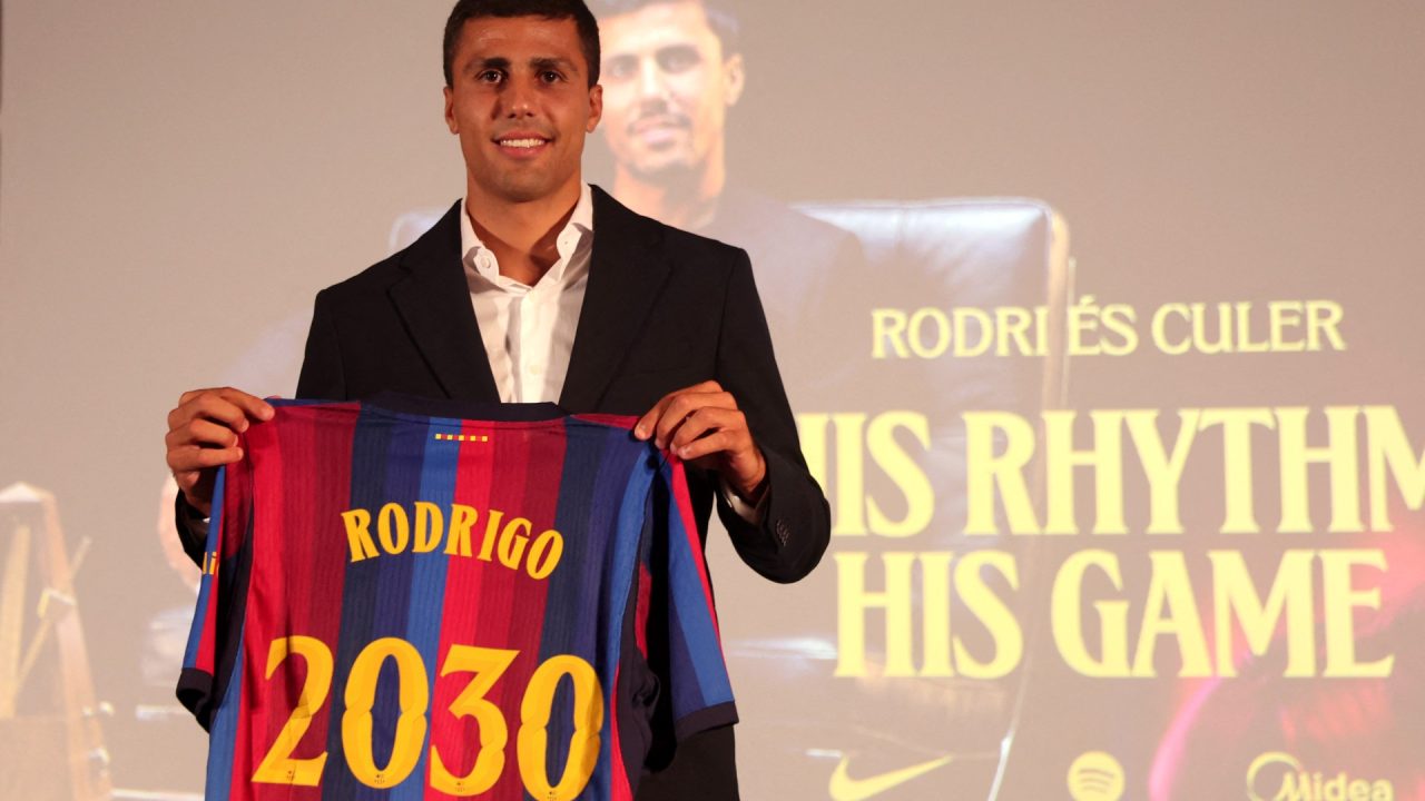 Barcelona seal deal for World Cup winner Rodri from Manchester City