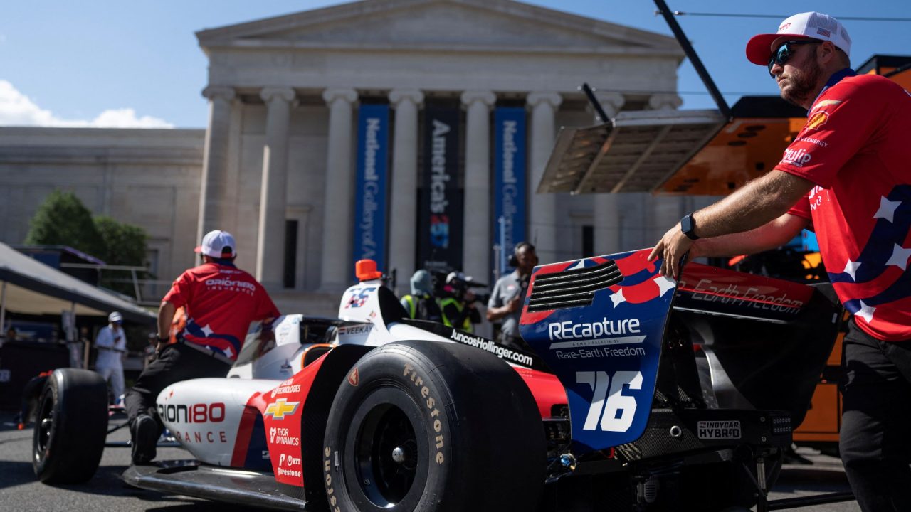 Photos: IndyCars speed past Washington landmarks as part of Freedom 250