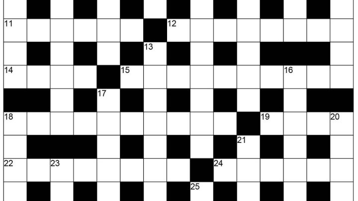 The Hindu Sunday crossword no. 70