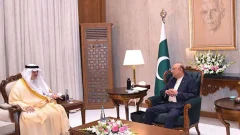 Outgoing Saudi envoy meets president