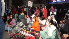 Three weeks on, nightly protests over Mir Raza’s murder continue in Karachi
