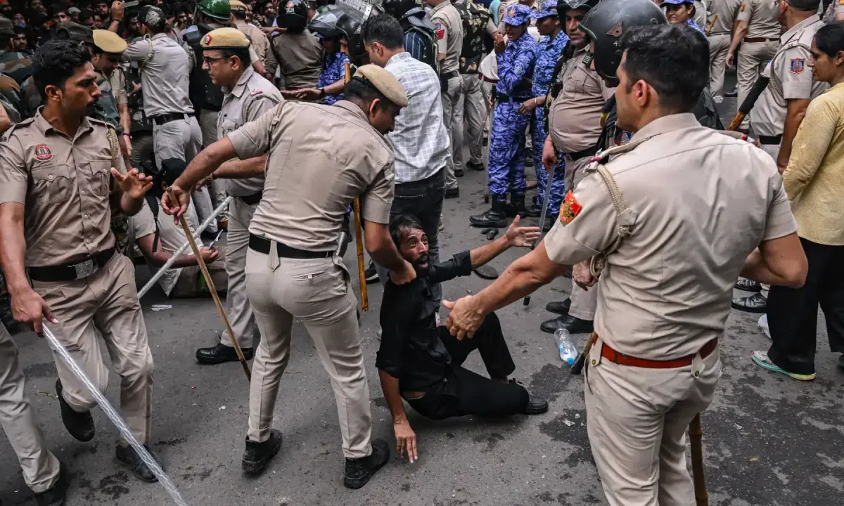 Amnesty International says police in India used excessive force during youth-led protests