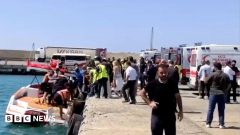 Boat carrying some 270 people capsizes off northern Cyprus, local media report
