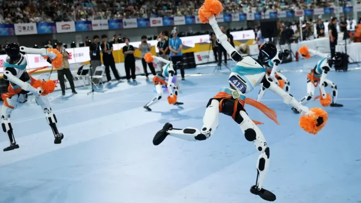 Faster, stronger, (occasionally) upright: See humanoid robots compete in Beijing games