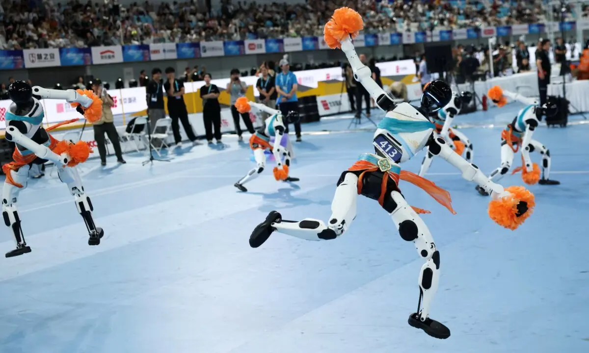 Faster, stronger, (occasionally) upright: See humanoid robots compete in Beijing games