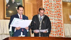 Speaker, deputy speaker take oath after election to AJK Assembly