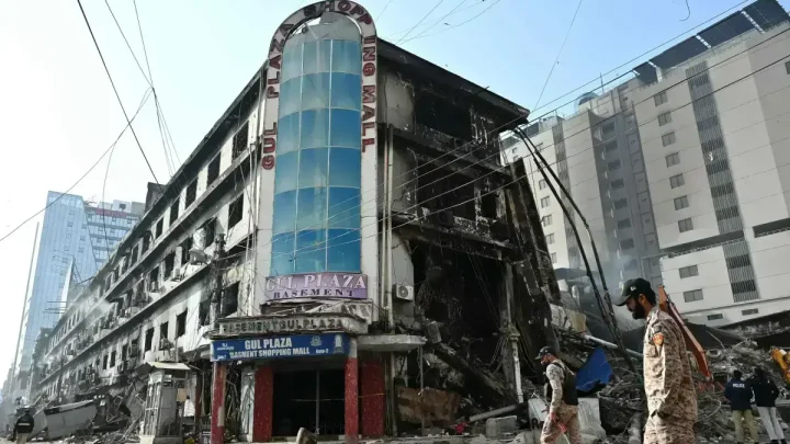 Gul Plaza fire commission blames no single entity or person directly