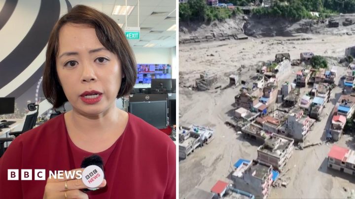 What caused the Nepal-Tibet flash floods?