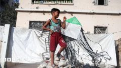 Israel warns of 'forceful' response to kites flown from Gaza