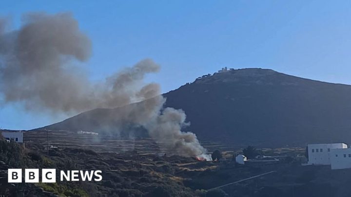 British couple killed in helicopter crash on Greek island, local media reportThe couple were on their honeymoon and were killed in the crash alongside their pilot, according to Greek media.16 mins agoEurope