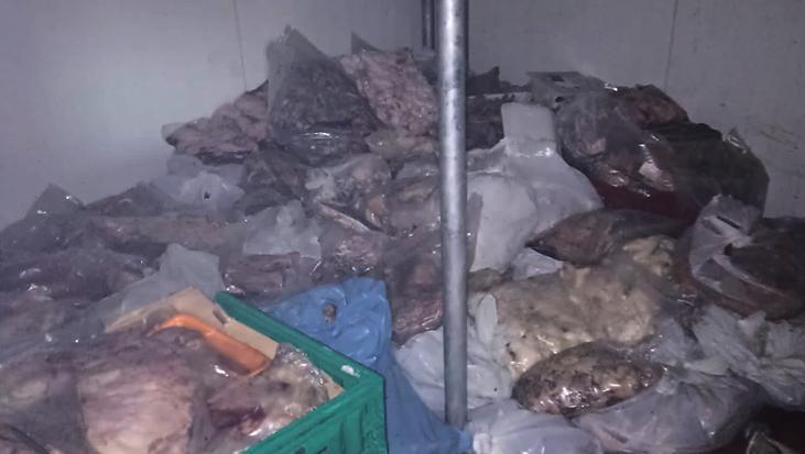 Bodrum’da kötü koku ihbarı ekipleri harekete geçirdi! Depodan 400 kilo bozuk et çıktı