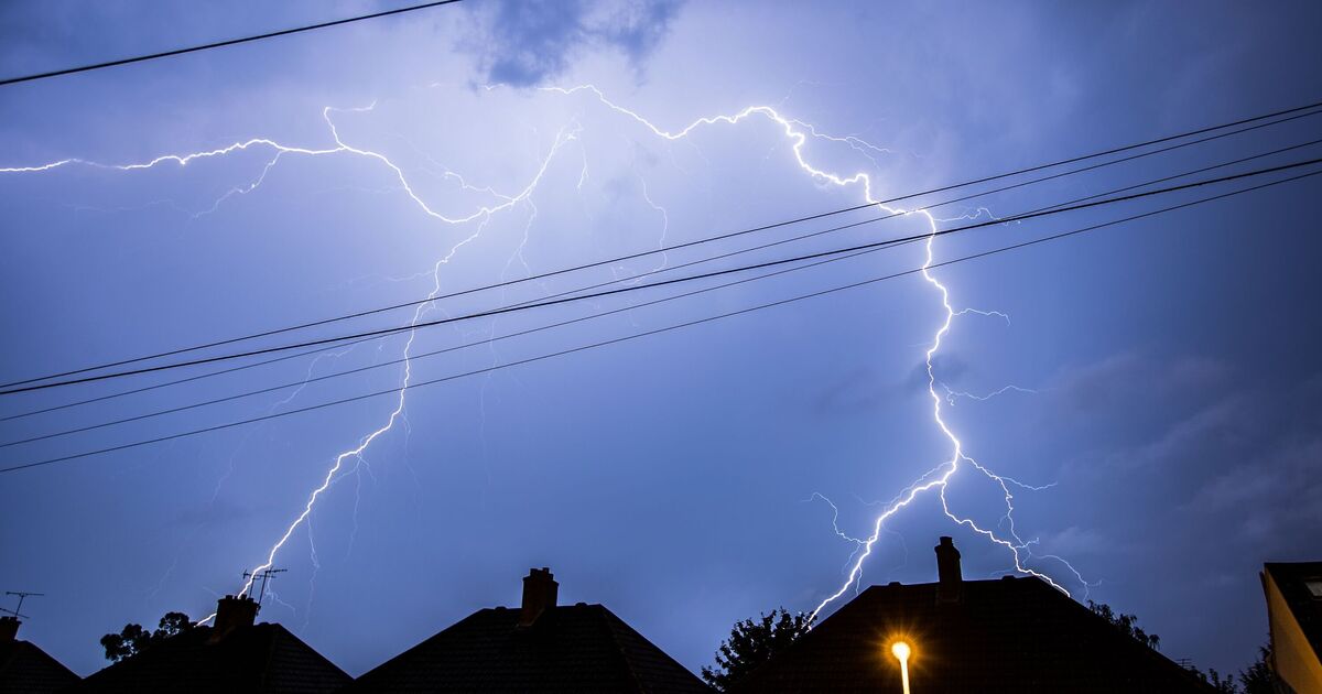 Met Office issues 15-hour thunderstorm warning for 34 areas - full listThe weather is about to take a dramatic turn.