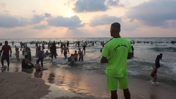 Armed with a whistle, Gaza’s lifeguards do what they can to save swimmers