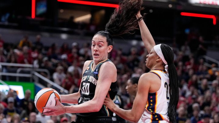 Breanna Stewart wants a safe space as transgender debate sparks rallies at Fever games