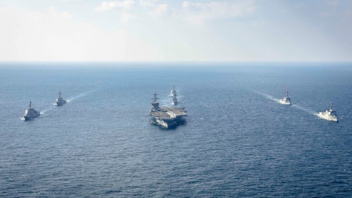 EEUU, Corea del Sur y Japón efectuarán maniobras militares trilaterales