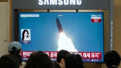 North Korea fires barrage of missiles toward the sea after dismissing overture from Trump