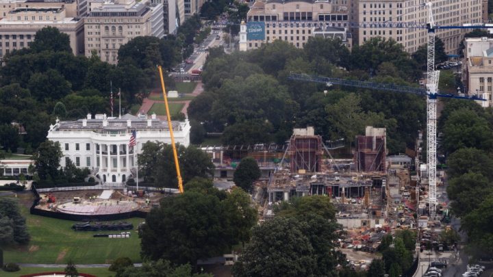 Supreme Court’s chief justice allows work on Trump’s $400M White House ballroom to continue for now