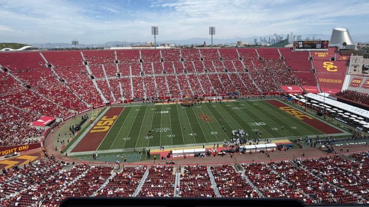Where is everybody? USC football opens season to empty LA Coliseum