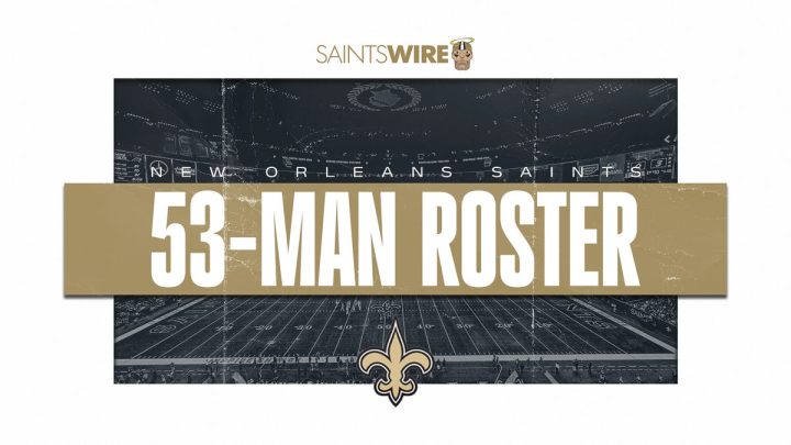 LOOK: Here is the New Orleans Saints’ initial 53-man roster