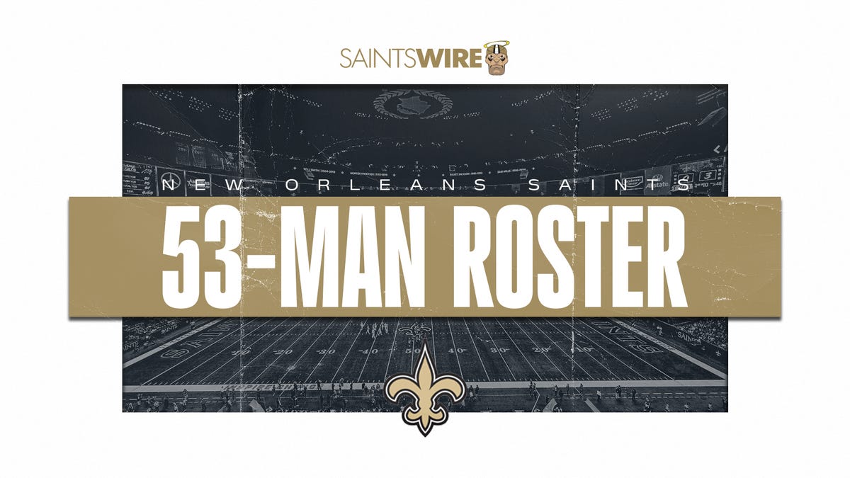 LOOK: Here is the New Orleans Saints’ initial 53-man roster