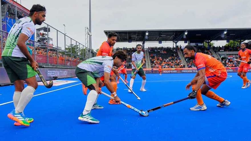 India beat Pakistan 5-3 to end Green Shirts' Hockey World Cup campaign