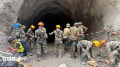 Nepal rescuers blast hillside in search of hydropower workers as families wait anxiously