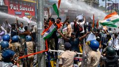 India police clash with protesters a month after Gen Z demonstrations