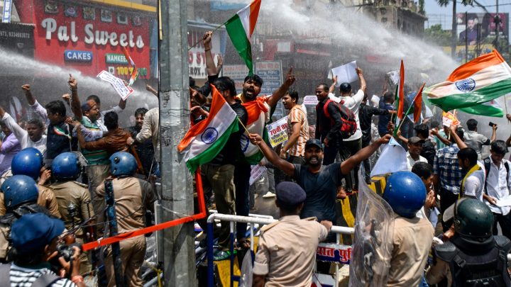 India police clash with protesters a month after Gen Z demonstrations