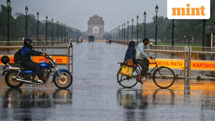 Heavy rain lashes parts of Delhi, bringing relief from hot, humid weather