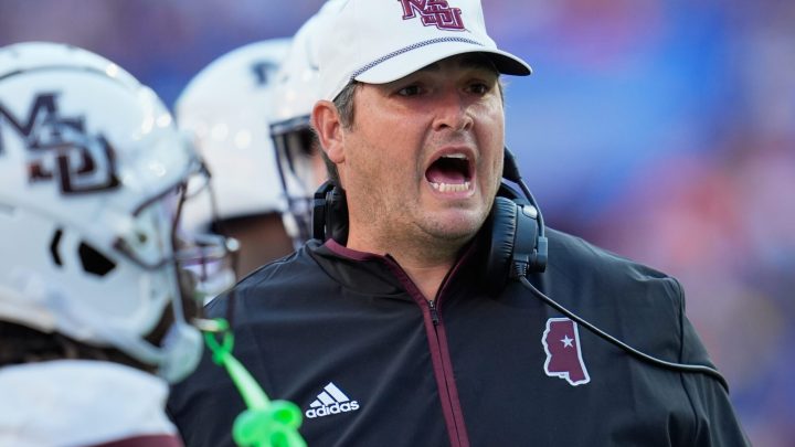 Mississippi State coach Jeff Lebby is confident in roster upgrades, but the SEC schedule is tough