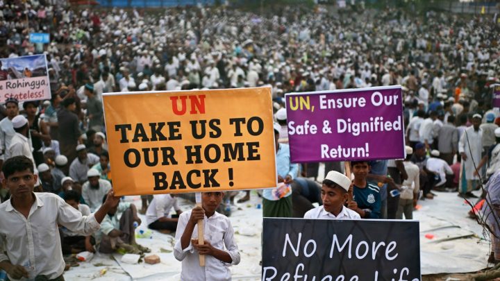 Rohingya refugees demand justice, dignity at Cox’s Bazar protest