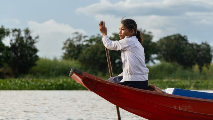 Photos: Rising energy prices disrupt education on Cambodia’s Tonle Sap lake