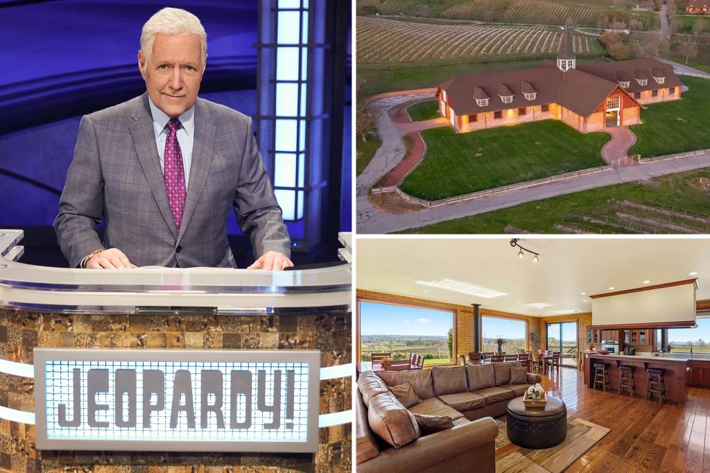 Alex Trebek’s  ginormous California ranch sells at jaw-dropping discount