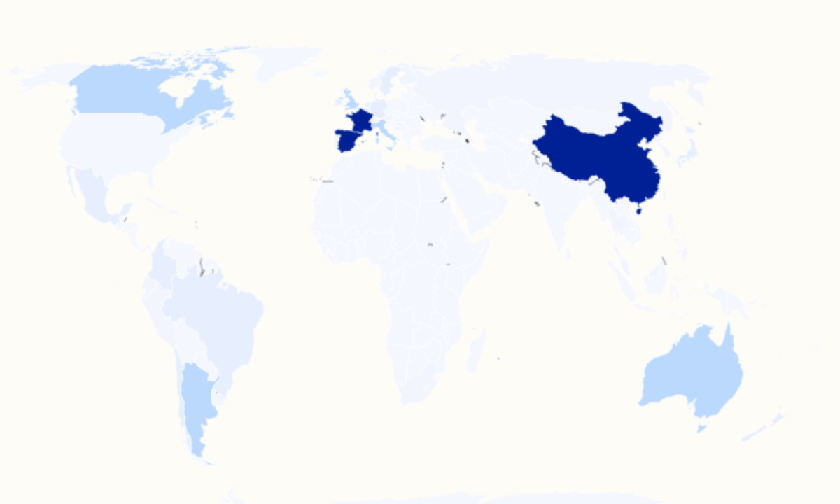 Map of Countries Impacted Most by Trump Birthright Citizen Surrogacy Order