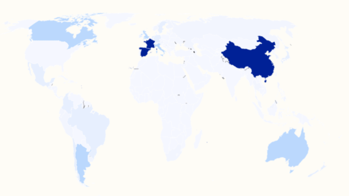 Map of Countries Impacted Most by Trump Birthright Citizen Surrogacy Order