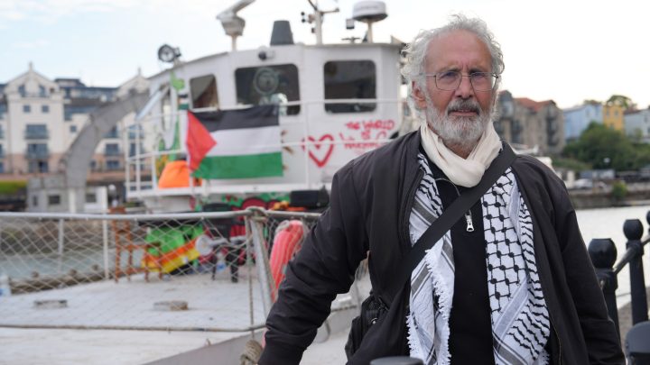 Boat sets sail from Bristol, aiming to break Israel’s siege of Gaza