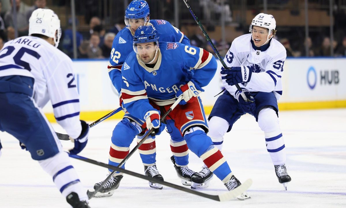 Rangers Re-Sign 6-Foot-4 Young Defenseman