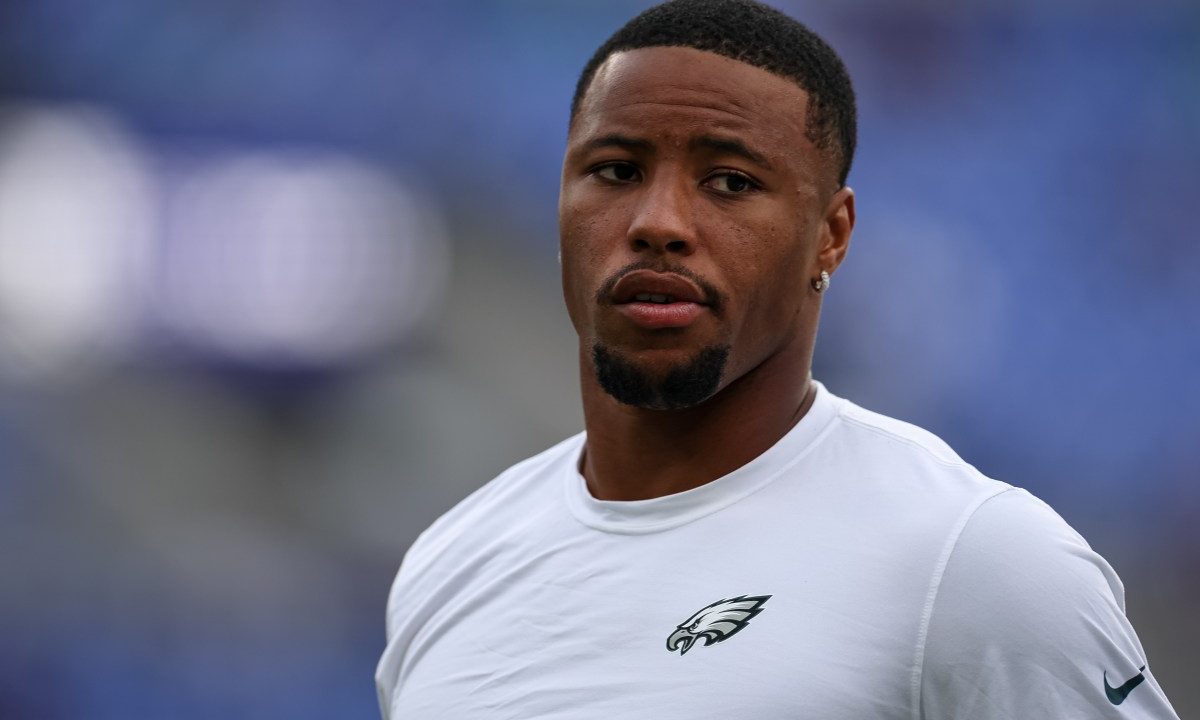 Eagles' Saquon Barkley Reacts to No Longer Being NFL's Highest-Paid RB