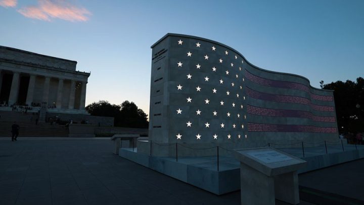 New DC monument displays the names of 41 million veterans