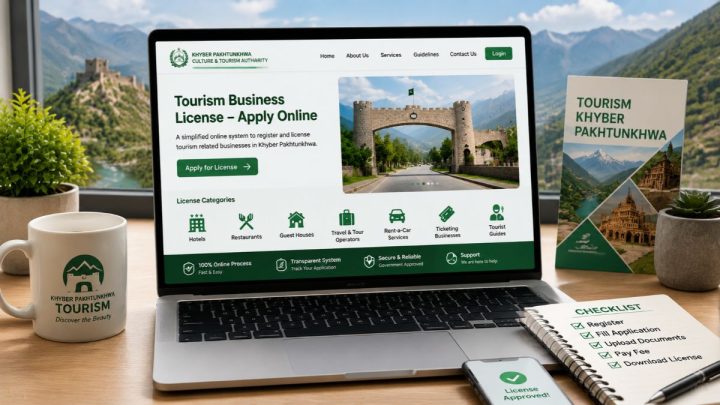 How to Get a Tourism Business License Online in Khyber Pakhtunkhwa
