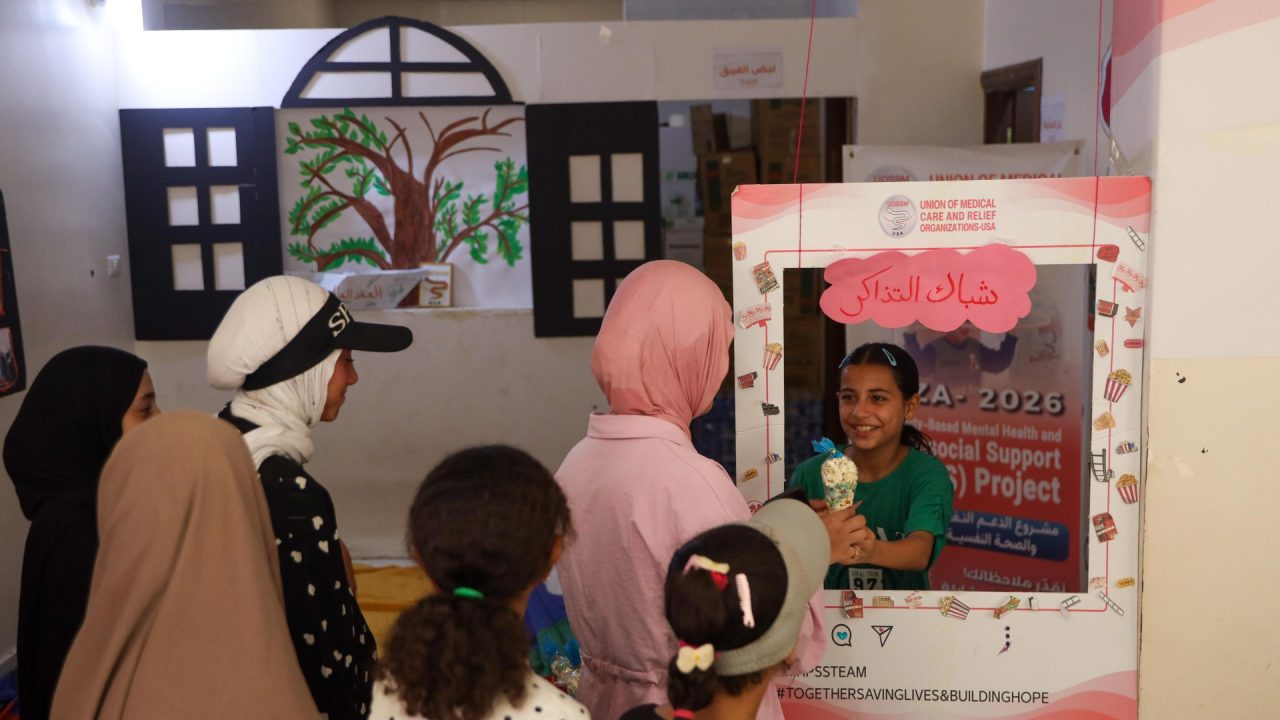 Popcorn and cartoons: A Gaza cinema gives girls a brief escape from war