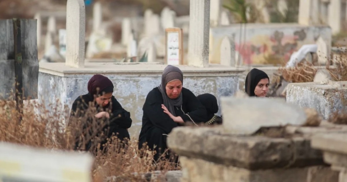 As families retrieve bodies, Gaza is running out of places to bury the dead